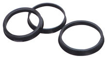 Anillos centricos de cubo de plástico negro, 66,1-60,1mm, 4 unids/lote, tamaños personalizados disponibles, accesorios de llanta de rueda 2024 - compra barato