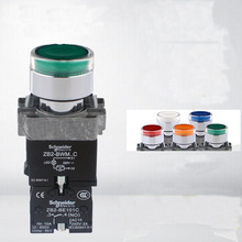 Schneider self-reset light button switch XB2BW33B1C green normally open 24V 220V XB2BW34M1C