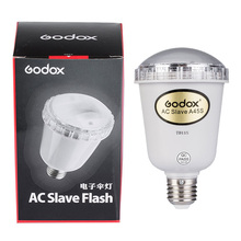Godox-luz intermitente electrónica para estudio fotográfico, Bombilla Flash esclavo AC para E27 de 220V, A45s 2024 - compra barato