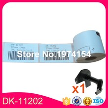 Etiquetas compatibles con Brother, DK-11202, dk 11202, dk11202, con 1 Cartucho negro, 62x100mm, 300 etiquetas por rollo, 28 x rollos 2024 - compra barato