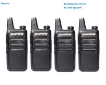 Baofeng-rádio multimídia portátil, walkie talkie, 4 unidades, 2024 - compre barato