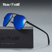 POLARKING Brand Fashion pilot Polarized Men Sunglasses Men's Metal Night Vision Driving Sun Glasses Travel Eyewear Oculos de sol 2024 - buy cheap