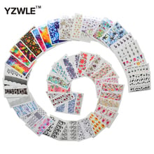 42 Sheets DIY Decals Nails Art Water Transfer Printing Stickers Accessories For Nails 2024 - buy cheap