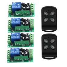 Miti-interruptor de controle remoto sem fio., receptor e transmissor de relé 10a de 12v dc 1 canais e lâmpada de luz de aprendizagem 315/433 mhz sku: 5151.