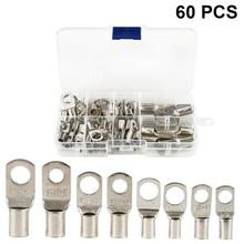 60PCS Copper Tube Terminal Battery Welding Cable Lug Crimp Connector Kit 2024 - buy cheap