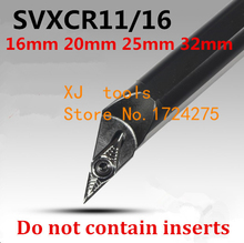 Herramientas de torneado CNC para mano derecha e izquierda, 16mm, 20mm, 25mm, 32mm, SVXCR11, SVXCR16, SVXCL11, SVXCL16, S16Q-SVXCR11, 1 unidad 2024 - compra barato