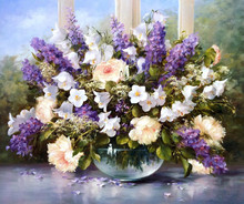 Cuadro de flores moderno pintado a mano, pintura artística para decoración de pared, óleo sobre lienzo, sin marco, sin impresiones 2024 - compra barato