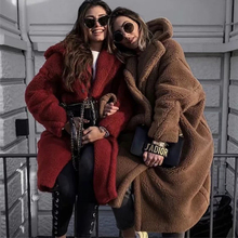 Fashion Women Faux Fur Coat 2022 Winter Faux Teddy Coat Long Fur Coat Thick Warm Jacket Outwear 2024 - buy cheap