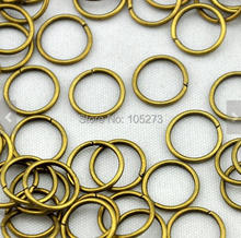 200 pces 10mm antigo bronze saltar anéis anel jóias descobertas 18 calibre 36g-diy acessório jóias fazendo 2024 - compre barato