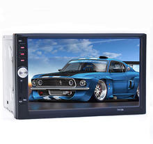 7-дюймовый ЖК-сенсорный экран универсальный 2 Din Автомобильный видеоплеер Автомобильный DVD автомобильный аудио плеер Поддержка FM/MP5/USB/AUX Авто электроника 2024 - купить недорого