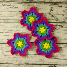 Original Handmade Crochet Doilies DIY Coaster Table Decor Placemat 11cm Clothes Accessories Appeal Girl's Headwear Patch 2024 - buy cheap