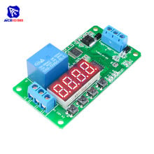 diymore 1 Channel Timer Delay Relay Switch Module LED Dislay Relay Board for Arduino Smart Home DC 12V 2024 - buy cheap