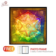 Colorful Diamond Painting Mandala Flower Cross Stitch Diamond Embroidery Kits Full Round Needlework Unifinished Home Decor Gift 2024 - buy cheap