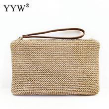 Rattan Envelope Straw Bags Women Beach Summer Clutch Bag And Tote Bohemia Purse Hollow Out Simple Beach Party Wallet 2019 Hot 2024 - buy cheap