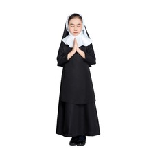 Костюм для косплея на Хэллоуин для маленьких девочек; черное платье в стиле «Христианская фантазия»; нарядное платье для детей 2024 - купить недорого