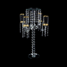 Lustre de cristal acrílico com 10 peças, decoração de chá de noiva, bebê, natal, ano novo, noivado, festa, casamento, peça central do clube 2024 - compre barato