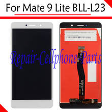 White 100% New Full LCD DIsplay + Touch Screen Digitizer Assembly Replacement For Huawei Mate 9 Lite BLL-L23 Free Shipping 2024 - buy cheap