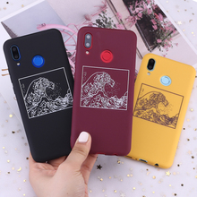 Силиконовый чехол для телефона Samsung S8 S9 S10 S10e Plus Note 8 9 10 A7 A8 The Great Wave off Kanagawa Candy 2024 - купить недорого