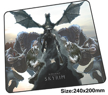 skyrim mouse pad gamer 240x200mm  notbook mouse mat cute gaming mousepad large hot sales pad mouse PC desk padmouse 2024 - buy cheap