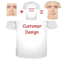 Принимаем 1 клиент дизайн женская футболка мужская пара футболка создать свой собственный 3D цифровой печати футболка S-5XL 2024 - купить недорого