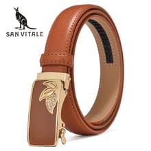 Women's belts genuine leather designer High quality belt women luxury straps for woman fashion automatic buckle belts for Dress 2024 - buy cheap