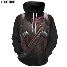 YOUTHUP 2020 Assassin Cosplay 3d Hoodies Male 3D Print Hoodies Cool Fashion Hooded Sweatshirts Men Hip Hop 3d Pullover Plus Size 2024 - buy cheap