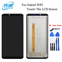 100% novo original para oukitel wp2 lcd & touch screen digitador da tela de exibição wp2 lcd assembléia substituição wp2 lcd com quadro 2024 - compre barato