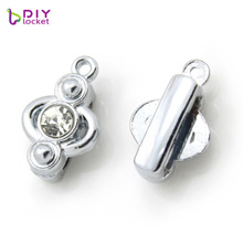 diylocket 8MM Slide Charms Rhinestone Slide Charm with Hang Hole for DIY Bracelet Hang Charms DIY Accessory Jewerly LSDA12 2024 - buy cheap