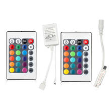 24 Key RGB Controller For 12 V LED Strip Light 5050 2835 Remote Control Flexible Tria LED Ribbon Tape Accessory 2024 - buy cheap
