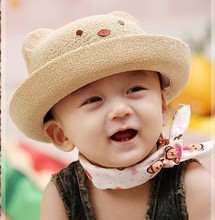 Детская соломенная шляпа от солнца, на возраст 1-5 лет 2024 - купить недорого