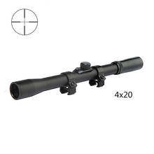 4x20 Hunting Riflescopes Holographic Sight Tactical Optics Airsoft Air Guns Shooting Scopes Sniper Reticle Pistol Reflex Sight 2024 - buy cheap