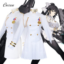 Game Azur Lane Cosplay Anime Azur Lane Costume Atago Takao Coat +Skirt+Gloves+Socks+Headgear Costumes for Girls 2024 - buy cheap