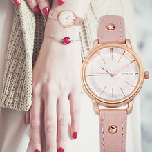 Gogoey роскошные женские часы цвета розового золота, часы с кожаным ремешком, женские часы, модные женские часы, montre femme reloj mujer 2024 - купить недорого