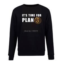 Time For Plan Bitcoin BTC Crypto Currency Sweatshirt Pullover Fleece Custom Hoodies Cotton O-neck Casual Men Hoodie Coat Tops 2024 - buy cheap