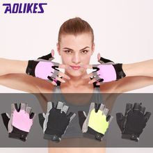 Guantes de levantamiento de pesas para hombre y mujer, manoplas de Fitness personalizadas, para entrenamiento físico 2024 - compra barato