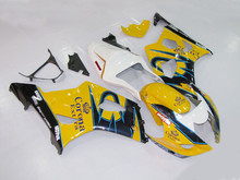 ABS Yellow blue Fairing kit for SUZUKI GSXR1000 2003 2004 GSX-R1000 GSXR1000 K3 03 04 Injection mold Fairings set+gifts 2024 - buy cheap