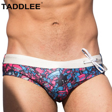 Taddlee Brand Swimwear Men Swimsuits Sexy Swim Boxer Briefs Bikini Gay Penis Pouch WJ Pad Inside Surfing Board Shorts Trunks New 2024 - buy cheap