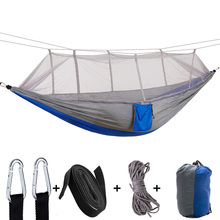 Rede de acampamento ultraleve com mosquiteiro, portátil, de nylon, para áreas externas, para pendurar na cama, swing 2024 - compre barato