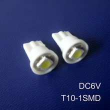 High quality,6V T10 led instrument light,158 6.3V bulb,168 led,T10 wedge 6v,194 lamp,912 led 6v,w5w light,free shipping 10pc/lot 2024 - buy cheap
