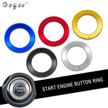 Ceyes Car Styling Decoration Engine Start Stop Ring Accessories Case For Nissan Juke Qashqai Versa Sentra Tiida Stickers Covers 2024 - buy cheap