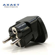AXAET Универсальный адаптер US, UK, AU, CN, To, EU штепсельная вилка, адаптер для путешествий, настенное зарядное устройство переменного тока, переходник, удлинительная вилка, 1 шт. 2024 - купить недорого