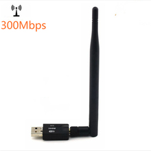 5 дБи внешняя антенна USB WiFi адаптер 802.11n 300 Мбит/с беспроводной ПК высокоскоростная мини беспроводная сетевая карта ноутбук 2024 - купить недорого