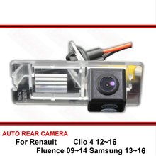Для Renault Clio 4 Fluence Samsung SM3 2012 ~ 2016 HD CCD автомобильная парковочная камера заднего вида sony с ночным видением 2024 - купить недорого