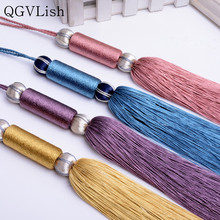 QGVLish 5Pcs Cord Small Curtian Tassels Fringe Curtain Accessories DIY Sewing Valance Stage Sofa Key Tassel Tie Backs Home Decor 2024 - buy cheap