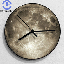 Moon Wall Clock Living Room Kitchen Home Decorations Creativity Abstract Modern Industrial Style Design Large Saat Silent Clocks 2024 - buy cheap