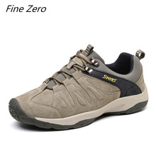 New Men Women Outdoor Hiking Shoes Genuine Leather Anti-skid Breathable Climbing Sneakers Trekking Shoes Hiking Sneakers Boots 2024 - buy cheap