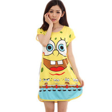 2022 New Arrival Fashion  Women Nightgown,Hot Sale For ladies for summer Cartoon girl Sleepwears  AW8327 2024 - buy cheap