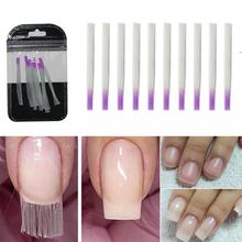 10Pcs/Set Acrylic Tips Nail Form Building Extension Fiberglass Manicure Tools Nail Art Nail Form New product 2024 - buy cheap