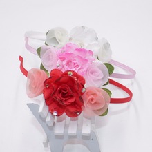 Fashion Chinese Style Elegant Flowers Hairband High Quality Hair Band Child Headband Kid Gift Hair Accessories 2024 - buy cheap