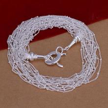 Милое стильное серебряное ожерелье для женщин, романтическое ожерелье Mme Colar de senhora 2024 - купить недорого